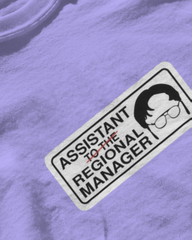 THE OFFICE ATTRM OVERSIZED T-SHIRT LAVENDER