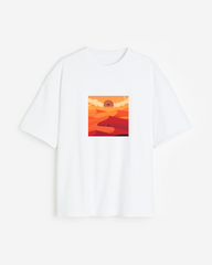 DUNE OVERSIZED WHITE T-SHIRT