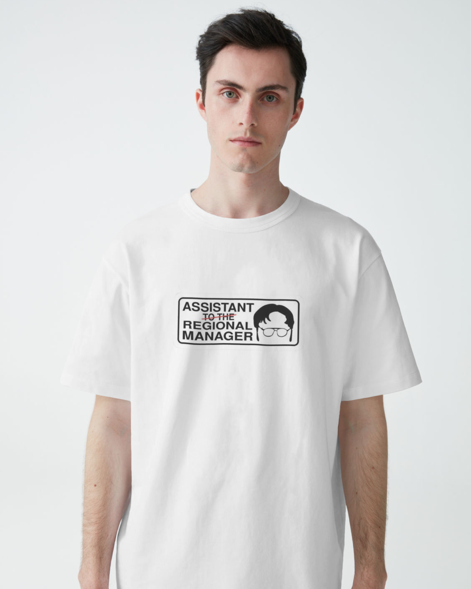 THE OFFICE ATTRM OVERSIZED T-SHIRT WHITE
